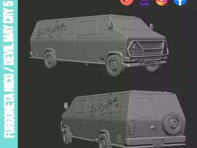 FURGONETA NICO DEVIL MAY CRY 5 3D print model