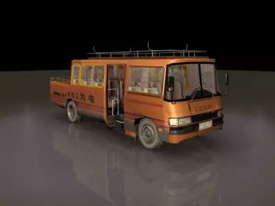 special engineering truck  maya model 3D model