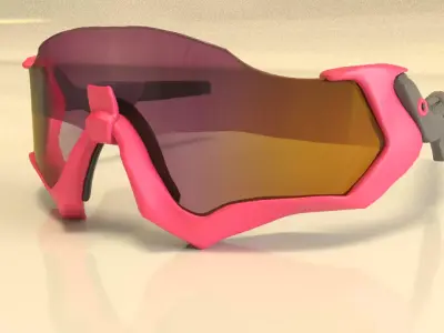 Sport sunglasses Low-poly 3D model