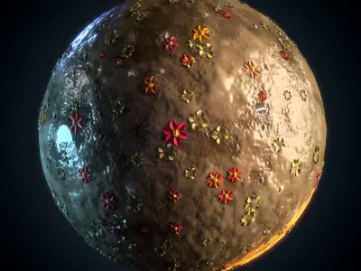 Water Stylized - Vol 03 - SBsar - Maps Texture