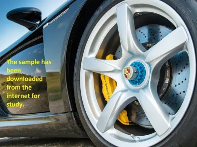 RC Porsche Carrera Gt printable Rim and Wheel 3D print model