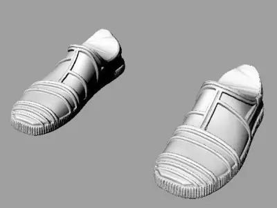 C-3PO Feet 3D scan 3D print model Free 3D print model