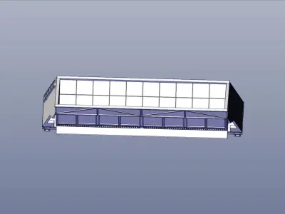 Coke Oven Quench Car 3D print model