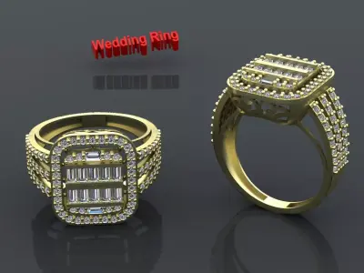 Wedding Ring for women 3D print model purchase
