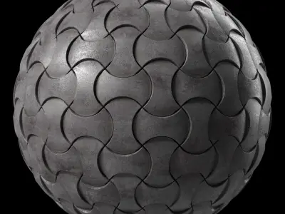 Stone Wall Materials 99- Decorative Pattern - Pbr 4k Seamless Texture