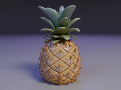 pineapple 3D print model