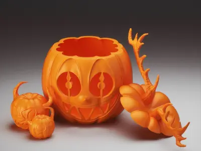 PUMPKIN ALASTOR 3D print model