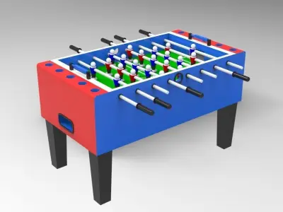 voetbaltafel - soccer table - fussball 3D model