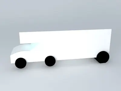 truck toy Free 3D model