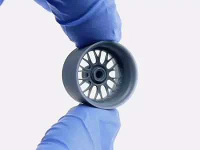 18x13 BBS E87 Wheel and Brake 3D print model