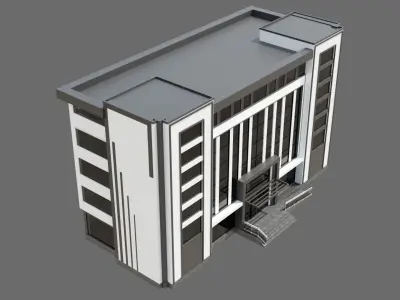 Office Building ID046 3D model