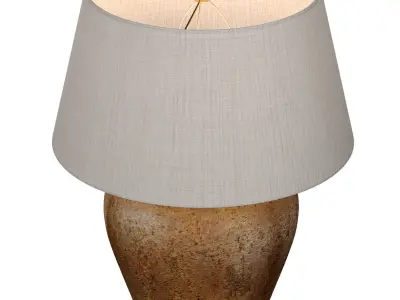 Chilton Country Rustic style European Nightstand Table Lamp 3D model