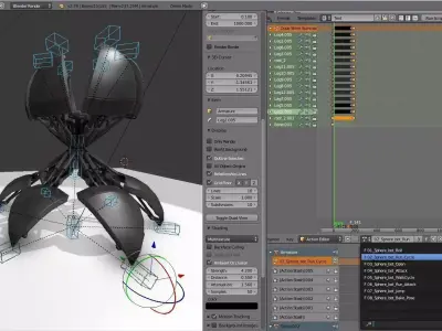 Sphere-Bot - Free Download Free low-poly 3D model