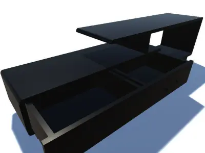 Curbstone under the TV 2 3D model