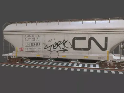 Rail Car 3D model
