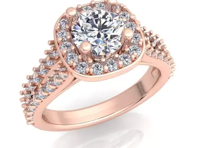 Luxury Collection Diamond Ring  3D print model