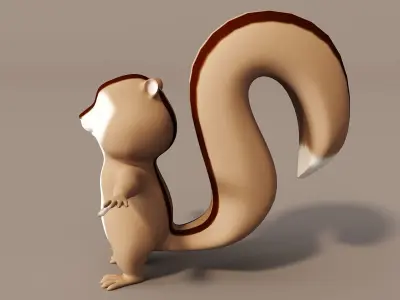 Squirrel 3D model purchase