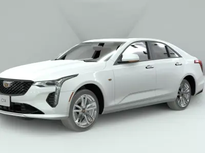 Cadilac ct4 2021 3D model