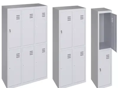 Locker for Dressing Room 2 3D model