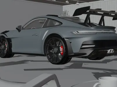 Porsche 911 GT3 RS 3D model