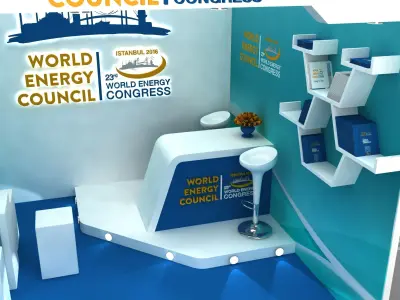 Fair Modular Stand 022 3D model