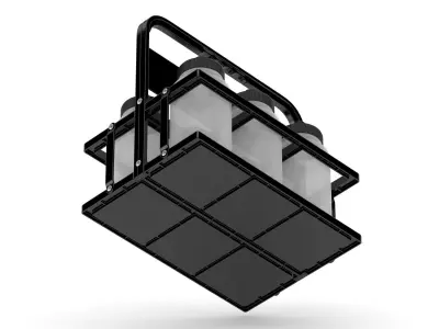 Athletics Water Bottle Carrier Collapsible 3D model