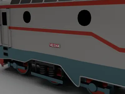 Class 42 Electric Locomotive 3D model