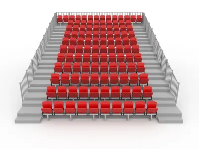 Bleachers 36 3D model