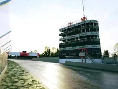 Imola Circuit - Enzo and Dino Ferrari Circuit - Italy Low-poly 3D model