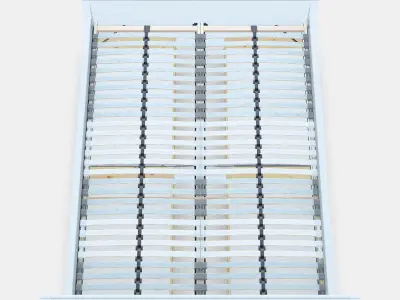 IDANAS Bed frame with storage 7 Low-poly 3D model