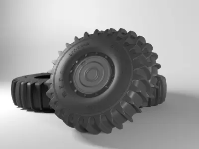  All terrain vehicle wheel SHERP 3D model