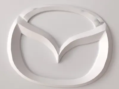 mazda logo 3D model V2
