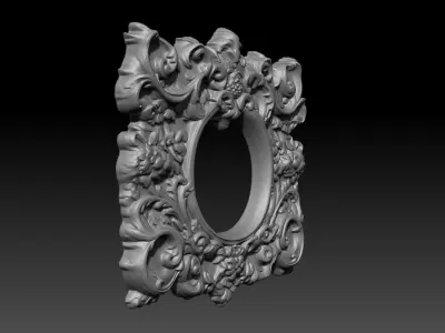 Bas relief Frame 240506 16 3D print model