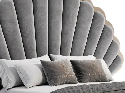  Melusa bed By Evgor Luxury 3D model