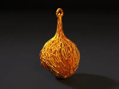 Christmas ball on the tree 3D print model