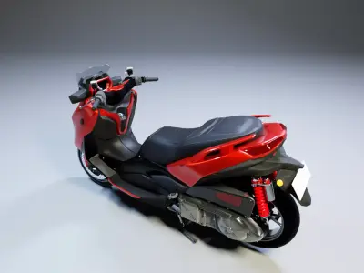 Yamaha Xmax 250 3d modeling 3D model