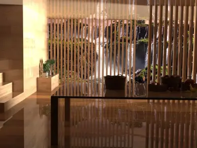 Interior Design Low-poly 3D model