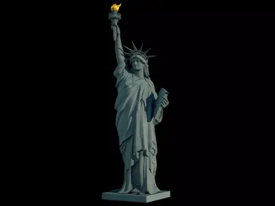 Statue of Liberty 3D model