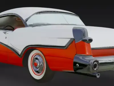 Buick Special 2 Door Sedan 1957 3D model 3D print model 3D print model