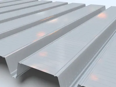 Composite Metal Deck Flooring 3D model