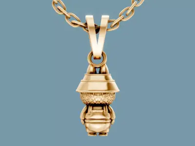 Labubu Pendant 3D print model