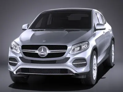 Mercedes-Benz GLE Coupe 2017 VRAY 3D model