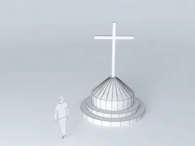 Parque de la Cruz Librilla Free 3D model