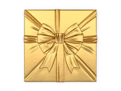 Classic Bow Set Ornament Element Onlay carved 53 3D model