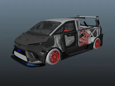 Ford Pro Electric Super Van 3D model