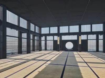 MATRIX 4 Dojo 3D model