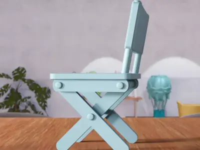 Miniature Director Chair - 369 3D print model