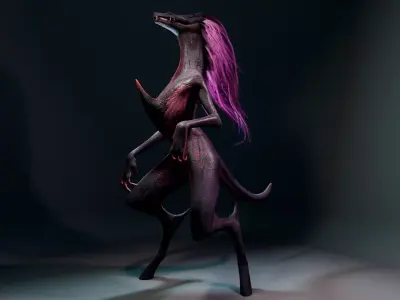 Alex Boca Monster Low-poly 3D model