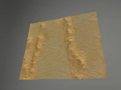 Sand Dunes Northern Africa Free 3D model