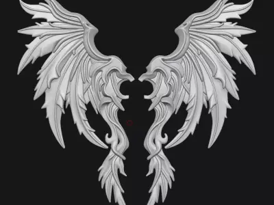 Wings 3D print model